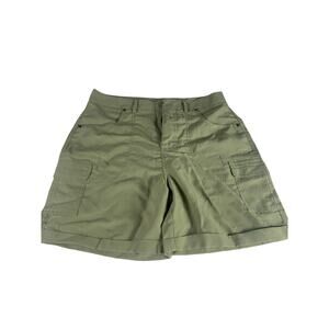 Shorts women's Large green cargo
